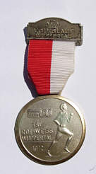 Laufmedaille Wuppertal 1972