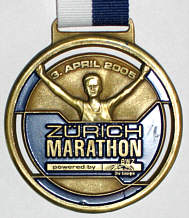 Marathonmedaille Zürich 2005
