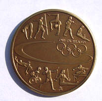 Medaille zur Olympiade 1896 in Athen