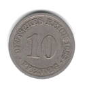 Deutsches Kaiserreich 10 Pfennig 1888