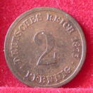 Deutsches Kaiserreich 2 Pfennig 1875
