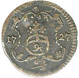 Sachsen Einpfennig 1727