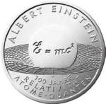 BRD 10 Euro - Gedenkmnze Albert Einstein