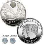 12 Euro Mnze Spanien 2010