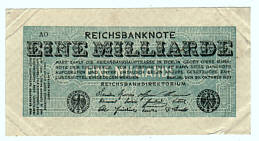 Deutsches Reich 1 Milliarde Mark 1923