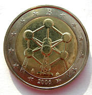 2 Euro Sonderprägung Belgien 2006