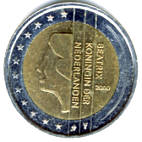 2 Euro - Münze Niederlande
