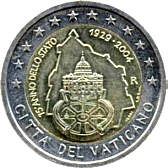 2 Euro Sonderprägung Vatikan 2004