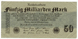 Deutsches Reich 50 Milliarden Mark 1923