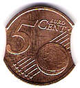 5 Cent BRD mit Zainende