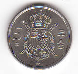 5 Pesetas Spanien