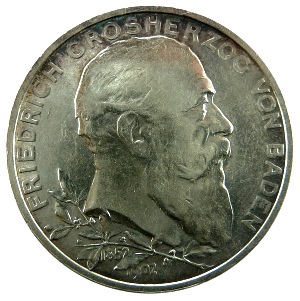 Baden Deutsches Kaiserreich 2 Mark