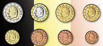 EURO-Münzen von Belgien