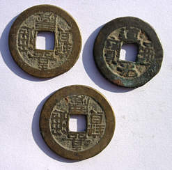 Chinesische Käsch-Münzen