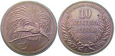 Deutsch Neuguinea 10 Pfennig 1894 A 