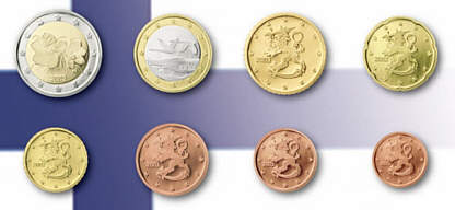 Euro-Münzen von Finnland