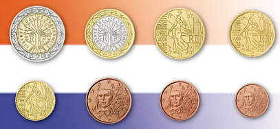 EURO-Münzen Frankreich