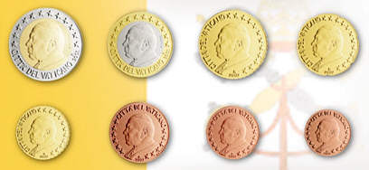 EURO-Münzen Vatikan
