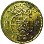 10 Avos von Macao von 1952