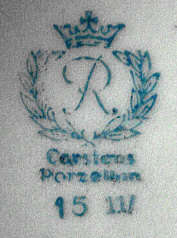 Porzellan von Reichenbacher Porzellanfabrik C. & E. Carstens