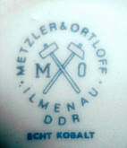 Porzellan von Porzellanfabrik Gebrder Metzler & Ortloff