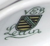Porzellan von VEB Porzellanfabrik Lettin