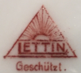 Porzellan von Porzellanfabrik Lettin, ehem. Heinrich Baensch