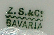 Porzellan von Porzellanfabrik Zeh, Scherzer & Co.