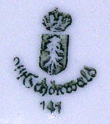 Porzellan von Porzellanfabrik Schnwald