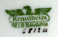 Porzellan von Krautheim & Adelberg Porzellanfabrik