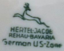 Porzellan von Hertel, Jacob & Co.