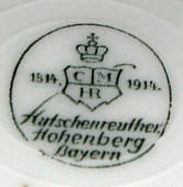 Porzellan von Porzellanfabrik C. M. Hutschenreuther