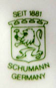 Porzellan von Carl Schumann Porzellanfabrik