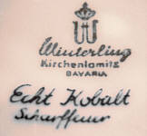 Porzellan von Porzellanfabrik Gebr. Winterling (ehemals: Kirchenlamitz, Schwarzenbach, Röslau und Windischeschenbach)