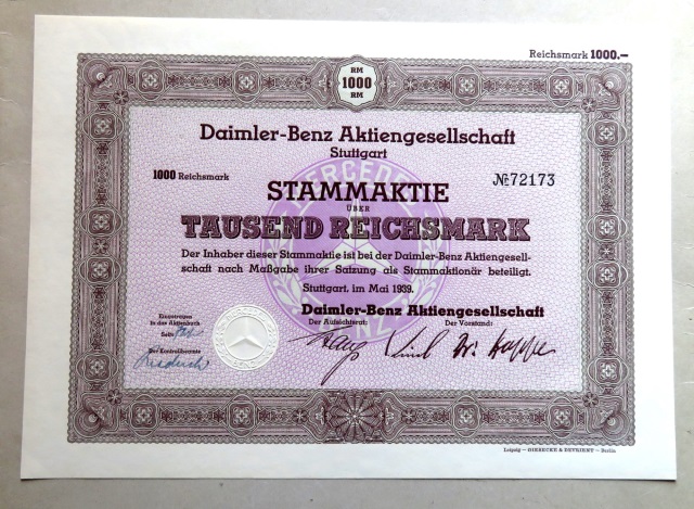 Old Collectible Daimler Stock