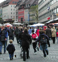 Bild vom Nrnberger Trempelmarkt Frhjahr 2005