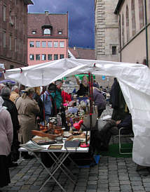 Bild vom Nrnberger Trempelmarkt Frhjahr 2005